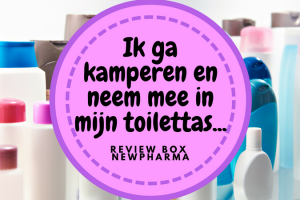 Ik ga kamperen en neem mee in mijn toilettas...