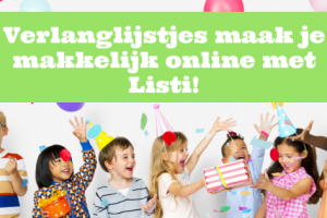 Verlanglijstje maken doen wij dit jaar online met Listi